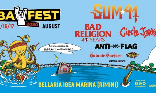 #BayFest20: Anti-Flag, Satanic Surfers e Strung Out in line up si aggiungono a Bad Religion e Circle Jerks !